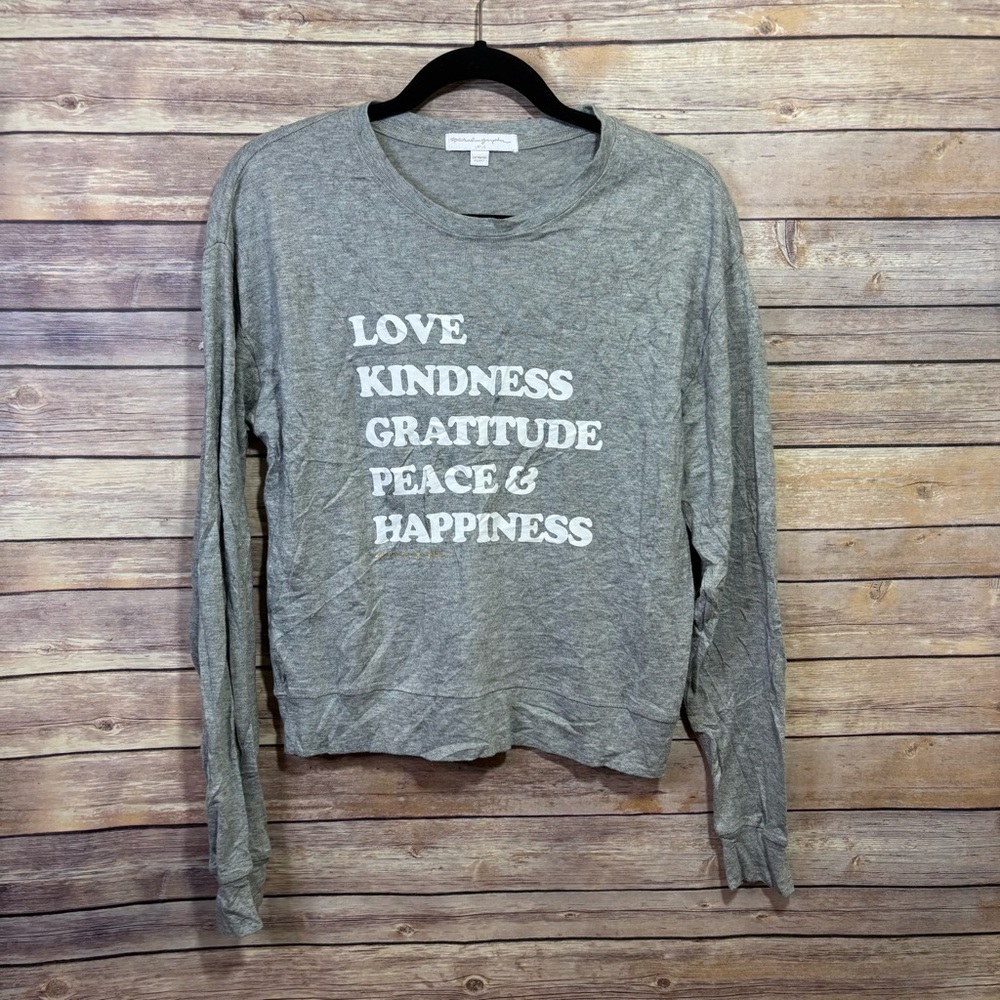 Spiritual Gangster Savasana Sweater – Love Kindness Gratitude, Peace & Happiness